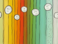 Drawn From the Fire Painting Colour Gradients